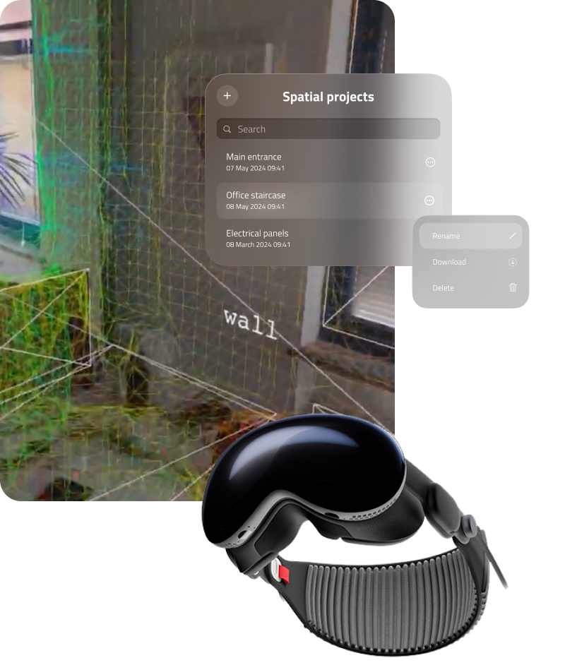 With the Apple Vision Pro you can scan and annotate your environment in real-time with SpatialPlan